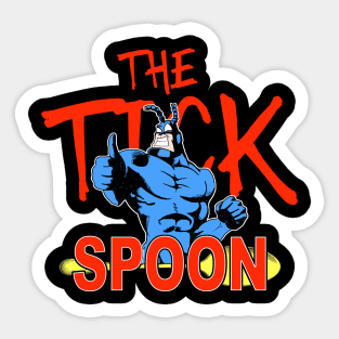 Spoon-tick-stic action! Sticker